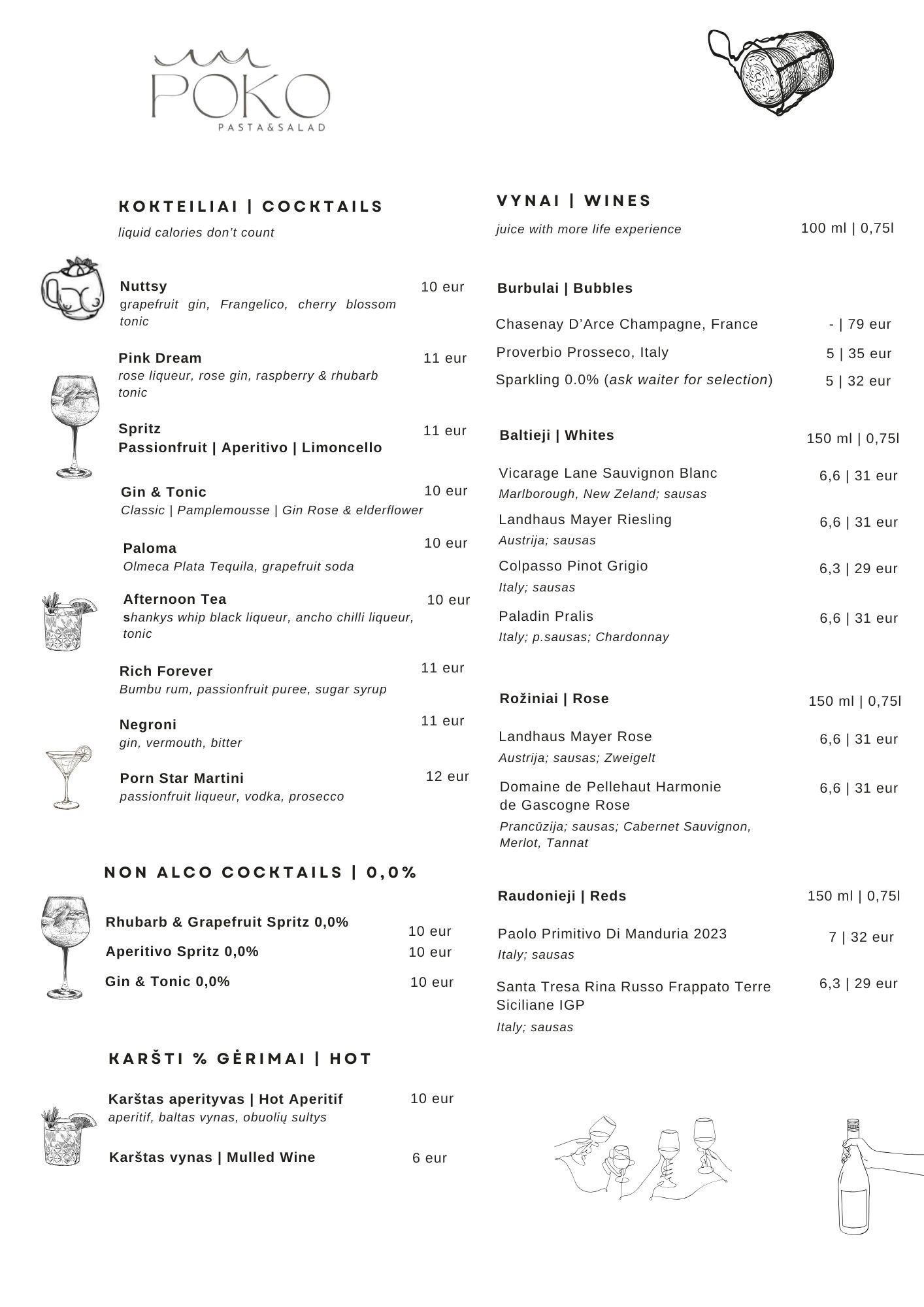 POKO Menu